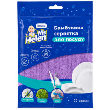 Бамбуковая салфетка для посуды Ms Helen, 18×16 см